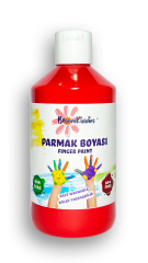 BloomKiddies - Yıkanabilir Parmak Boya 300 ml- Kırmızı