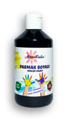 BloomKiddies - Yıkanabilir Parmak Boya 300 ml- Siyah