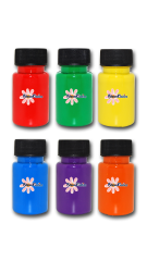 BloomKiddies - Yıkanabilir Parmak Boya 6'lı Mini Set  (6x50 ml Şişe)